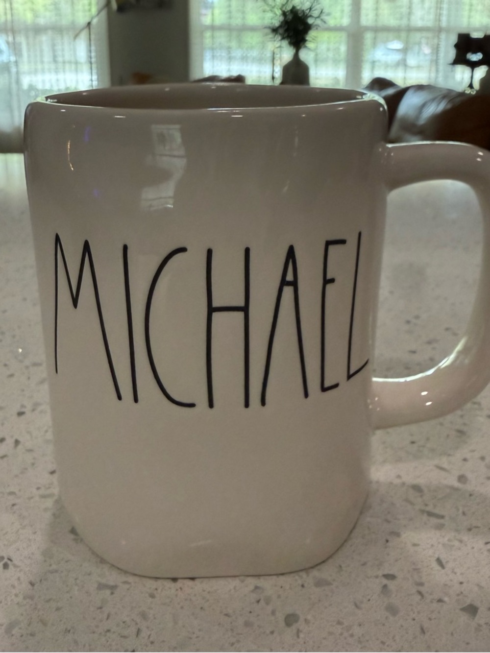 Rae Dunn 'MICHAEL' Coffee Mug